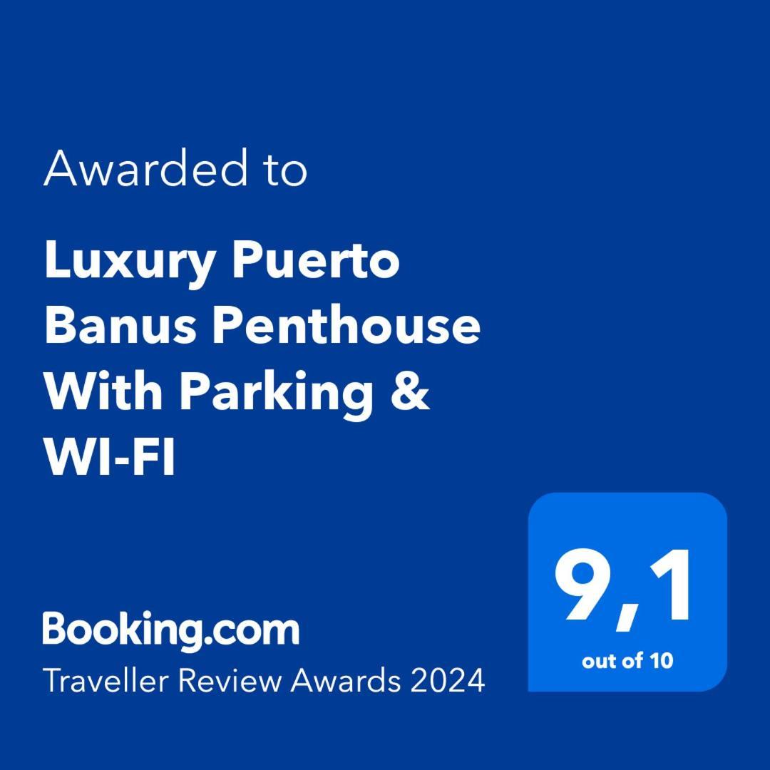 Luxury Puerto Banus Penthouse With Parking & Wi-Fi Apartment Marbella Exterior photo